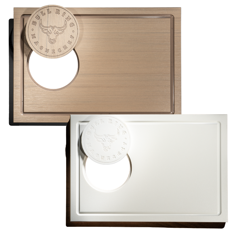 Bullring Magnetic Mess-Free Cutting Board (large - 13" X 19")