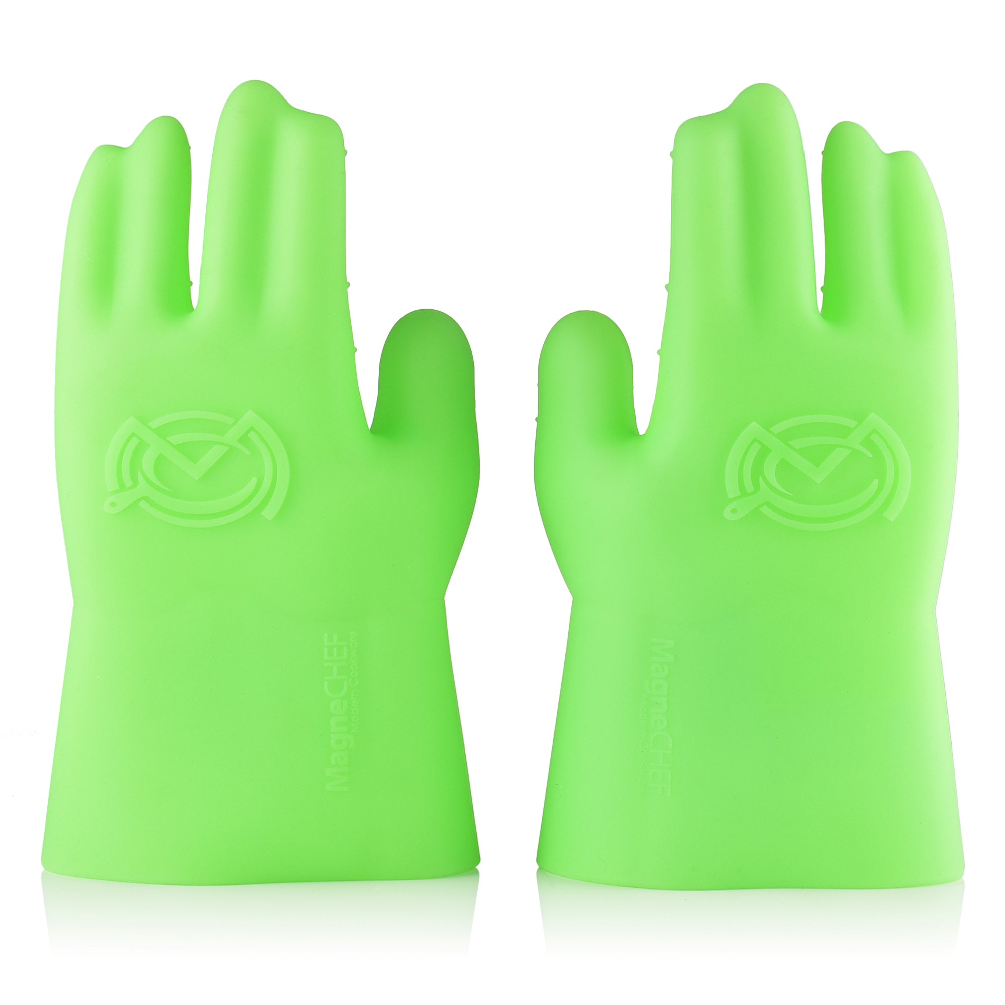Glow in the Dark – MagneCHEF Magnetic Easy On & Off BBQ Gloves