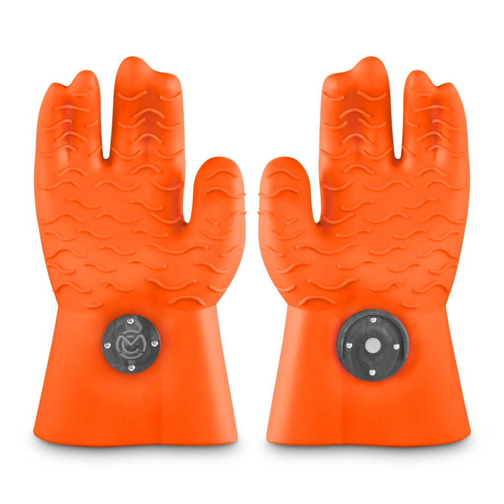 Cubilan Grilling Gloves, Orange Heat Resistant Gloves BBQ Kitchen Silicone  Oven Mitts, Long Waterproof Non-Slip Potholder B07L68J51W - The Home Depot